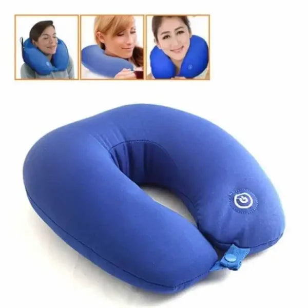 Neck Pillow Massager. Cotton Fabric (random Colors)