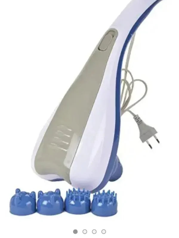 Plastic 50 Hz Dual Hand Dolphin Body Massager | For Body Pain