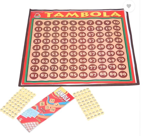 Tambola Tickets Classy Math Fun Board Game For Kids & Adults